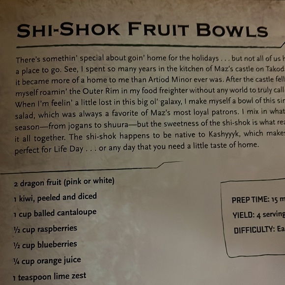 FINAL SALE STAR WARS NWT cookbook - Picture 3 of 3